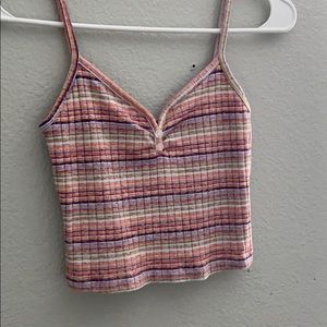 multi color crop top!!